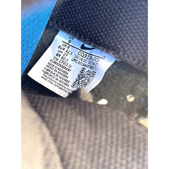 Mens Nike COURT ROYALE 2 MID Basketball Sneakers Sz 9 Black Onyx CQ9179 001 - Picture 9 of 10